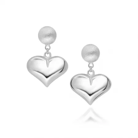 עגילי bubble heart