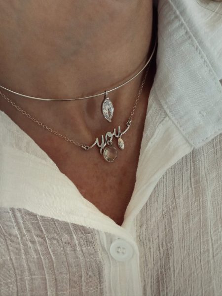 ⁦שרשרת קשיחה מרקיזה 925⁩ – תמונה ⁦3⁩