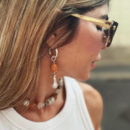 עגילי אבן אוונטורין