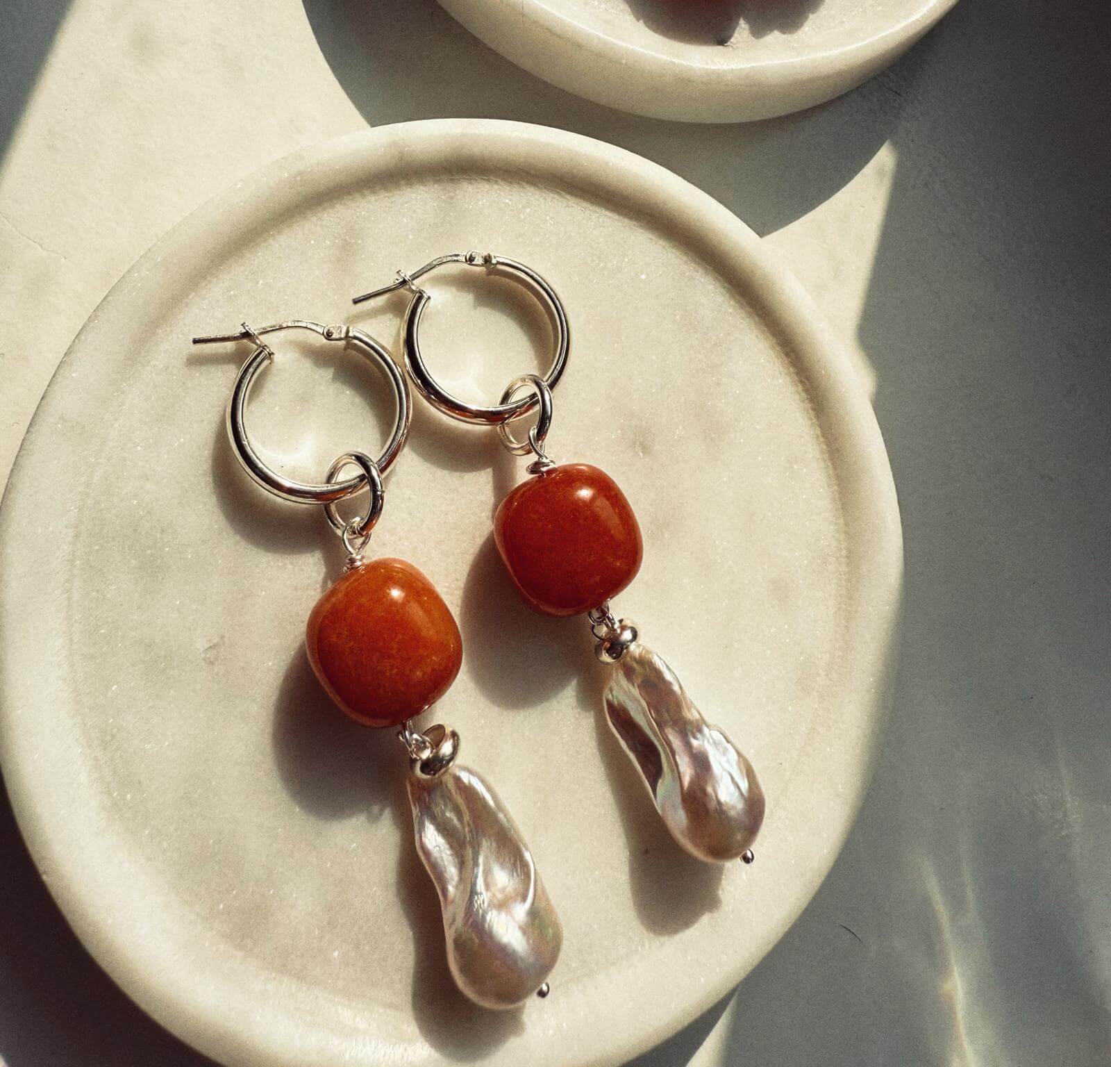 עגילי אבן אוונטורין – תמונה 2