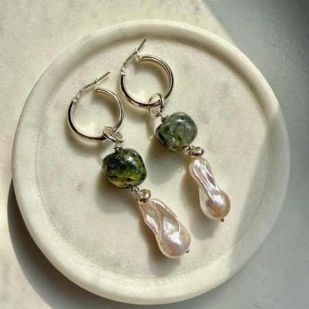 עגילי אבן הפריהנייט