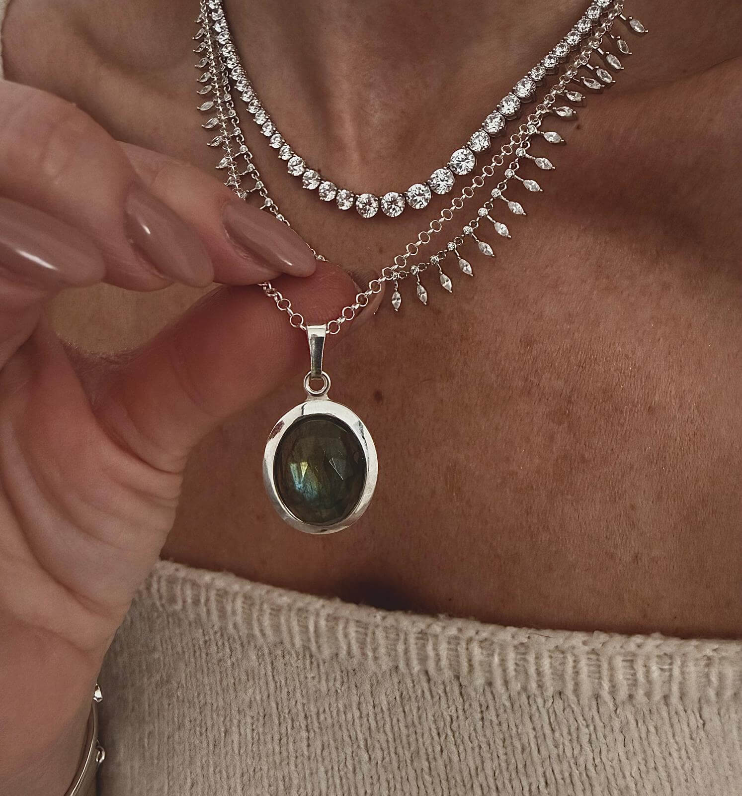 שרשרת אבן לברדורייט – תמונה 3