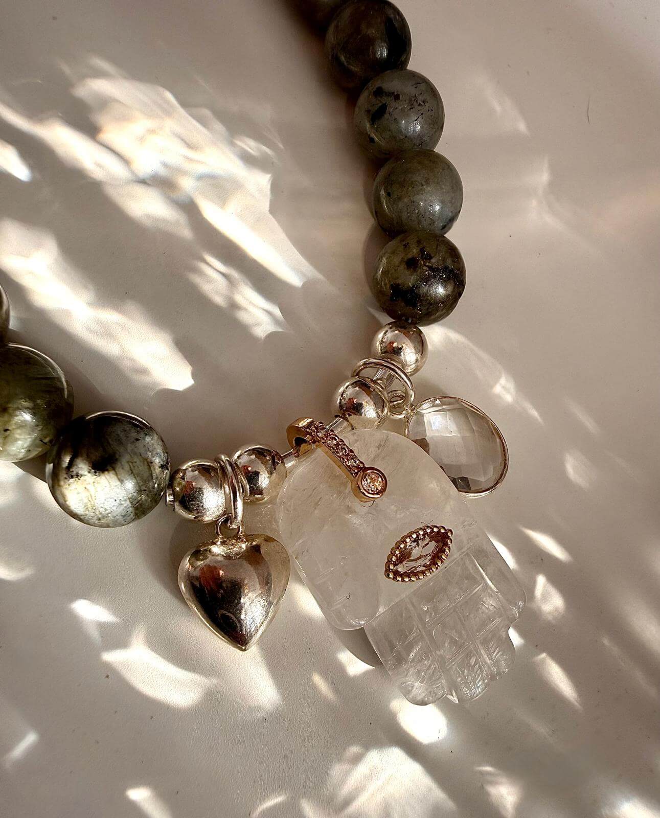 שרשרת צ'ארמס לברדורייט