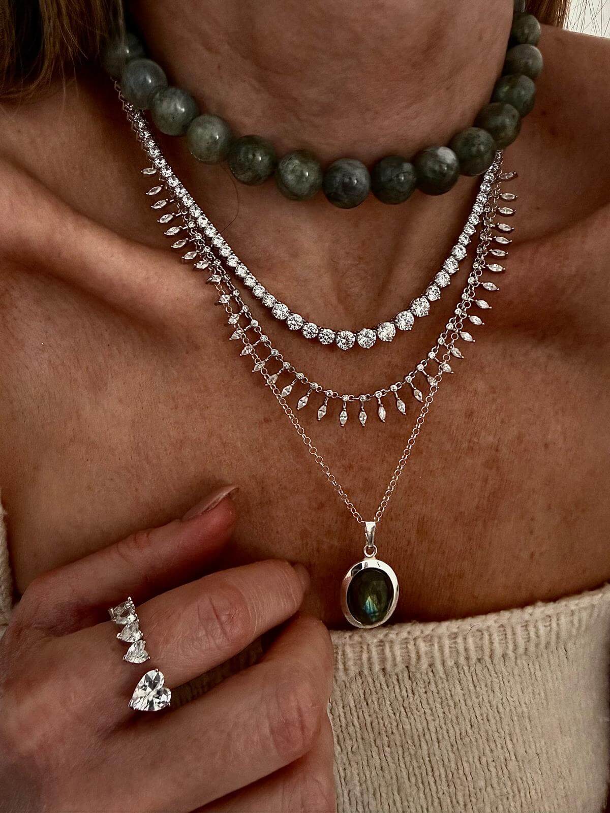 שרשרת צ'אנקי לברדורייט – תמונה 4