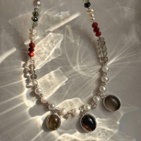 שרשרת פרא סמוקי קוורץ